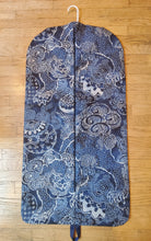 Load image into Gallery viewer, Blue Chinoiserie Hanging Garment Bag
