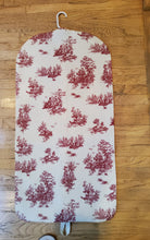 Load image into Gallery viewer, Red Toile Hanging Garment Bag
