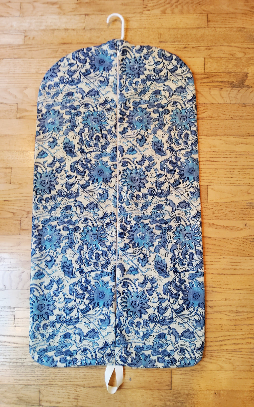 Blue Sunburst Hanging Garment Bag