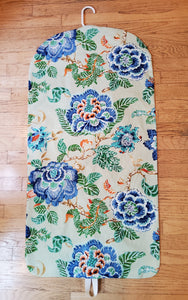 Green Floral Hanging Garment Bag