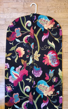 Load image into Gallery viewer, Black Floral Garment Bag for Ladies

