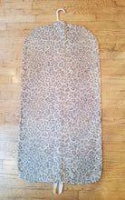 Load image into Gallery viewer, Taupe Animal Print Hanging Garment Bag

