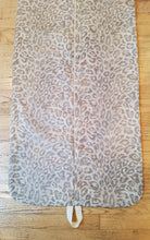 Load image into Gallery viewer, Taupe Animal Print Hanging Garment Bag
