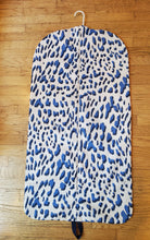 Load image into Gallery viewer, Blue Dalmation Hanging Garment Bag
