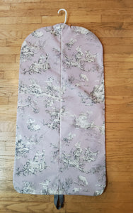 Lavender Toile Garment Bag for Ladies