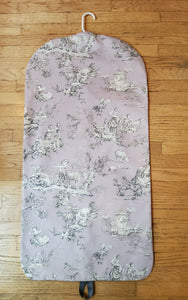 Lavender Toile Garment Bag for Ladies