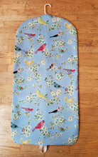Load image into Gallery viewer, Blue Bird Hanging Garment Bag
