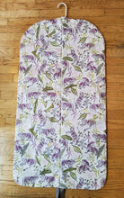 Load image into Gallery viewer, Lavender Chinoiserie Hanging Garment Bag
