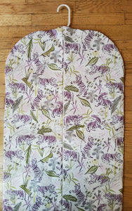 Lavender Chinoiserie Hanging Garment Bag