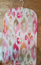 Load image into Gallery viewer, Pink Ikat Hanging Garment Bag

