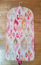 Load image into Gallery viewer, Pink Ikat Hanging Garment Bag

